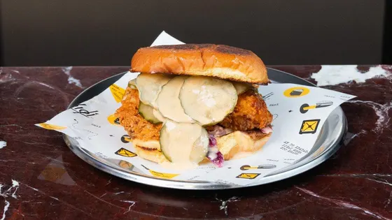 Crispy Fried Chicken Burger